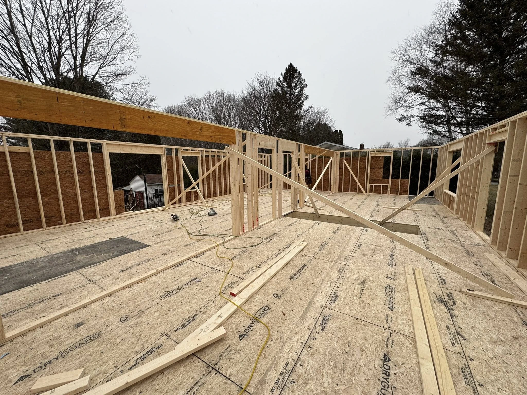 Second story addition for in-law suite in Hebron, Connecticut