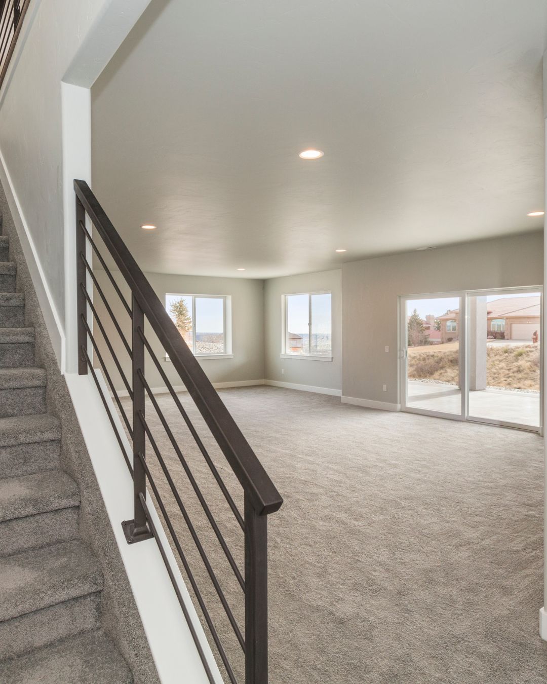 Professional finished basement in-law suite project